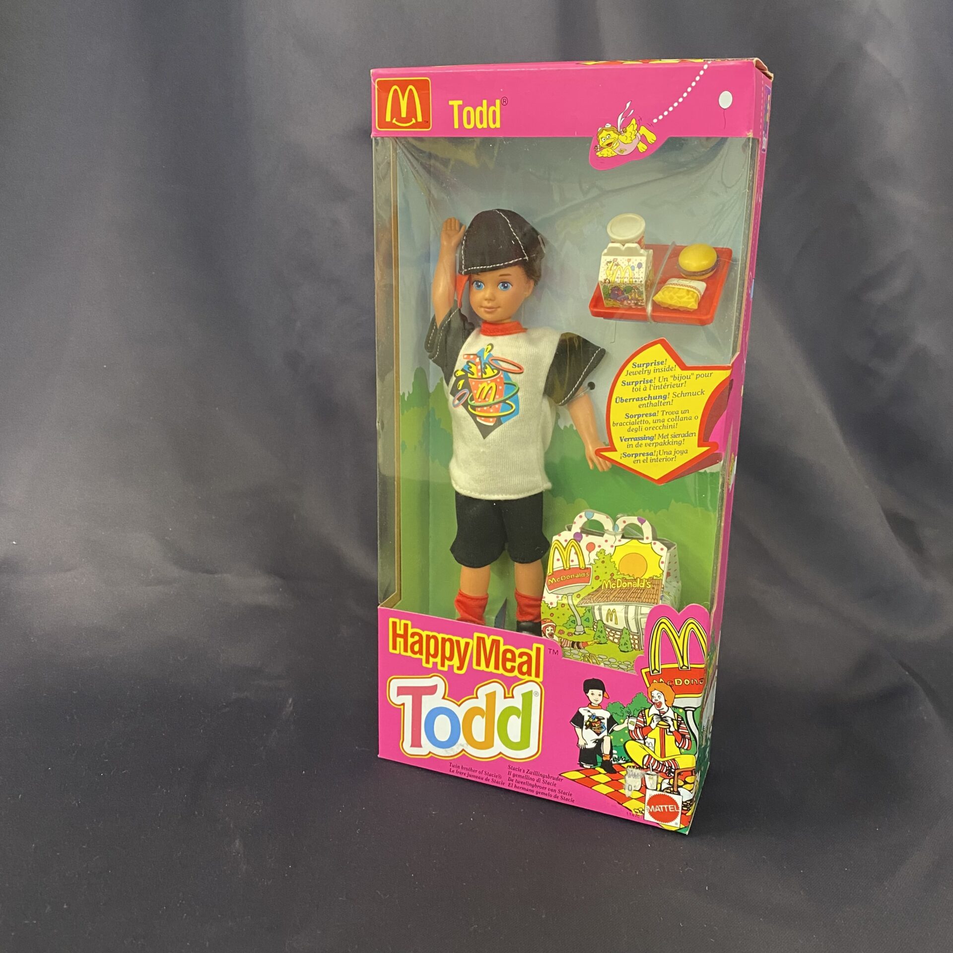 Poupee vintage Barbie Mattel McDonalds Happy Meal Todd 11475 Recyclerie Chiner Solidaire